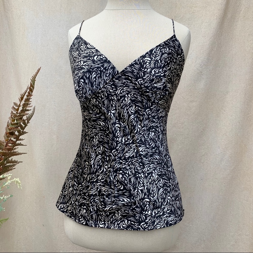 BANANA REPUBLIC Marble Print Silk Cami Tank Top